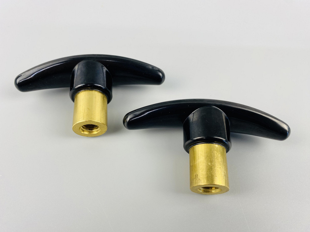 Наконечник важеля універсальний М8, L80 (чорний), латунна втулка різь внутрішня М8 Мукачево - фото 7