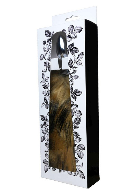 Анальная пробка - Fox Tail Brown XL Sex Aura Киев - изображение 8