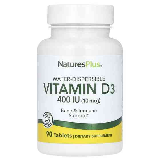 Вітамін D3 Nature's Plus Vitamin D3 400 IU Water-Dispersible 90 Tablets Луцьк
