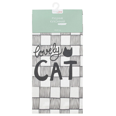 Полотенце Home Line кухонное Lovely Cat 40x60 см (182816) Винница - изображение 1
