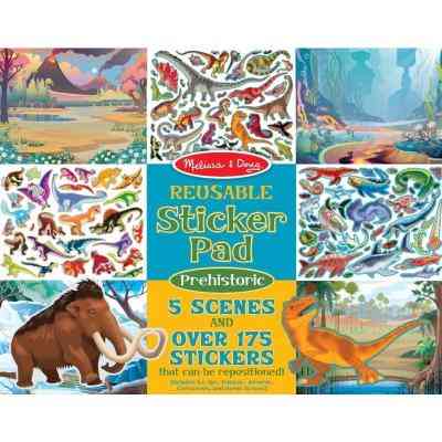 Набор для творчества Melissa&Doug Набор многоразовых наклеек Доисторический мир (MD9341) Винница