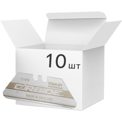 Лезо Stanley Carbide, трапецеподібні із закругленими кутами, 10 штук. (FMHT11012-2) Вінниця - фото 1