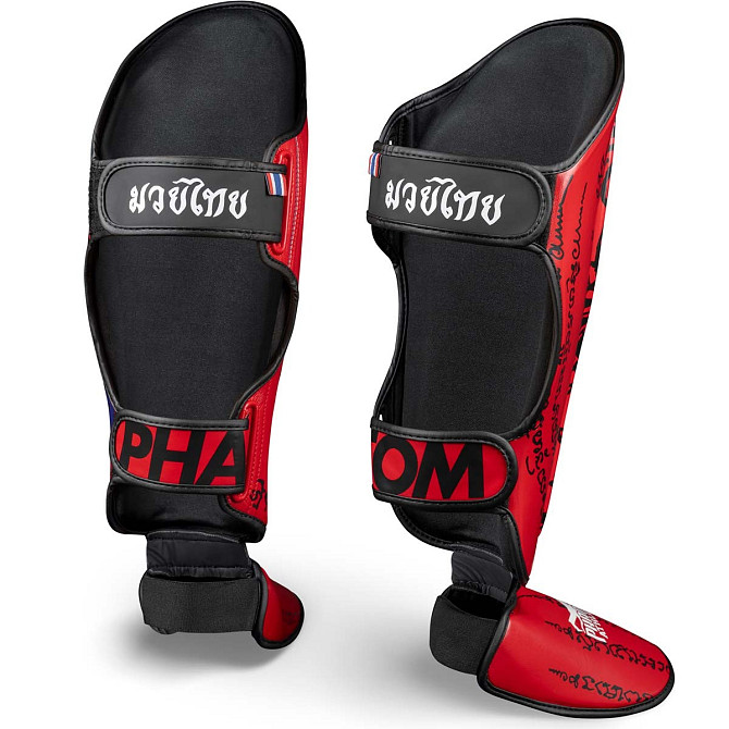 Захист гомілки та стопи Phantom Muay Thai Red S/M Каменское - изображение 2