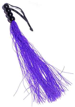 Силиконовый флогер ( длина 37 см ) Fetish Boss Series - Silicone Whip Purple 14