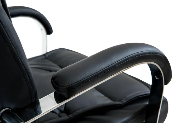 Офісне Крісло Керівника Richman Telavi Titan Black Хром М1 Tilt Чорний Київ