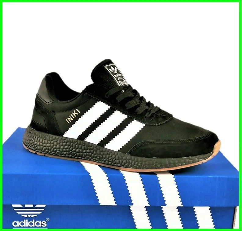 Кроссовки Adidas Iniki Runner Boost Чёрные Женские Адидас (размеры: 38) Видео Обзор Днепр - изображение 8