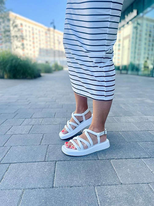 ALVISTA Босоніжки жіночі ALVISTA Б-041 білі (літо, шкіра натуральна) (5257) Коломия - фото 3