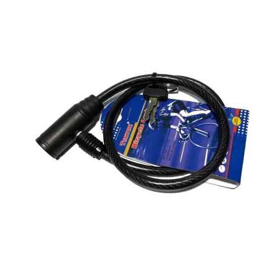 Замок на колесо (трос 650 * 8mm) (з ключем) Мукачево