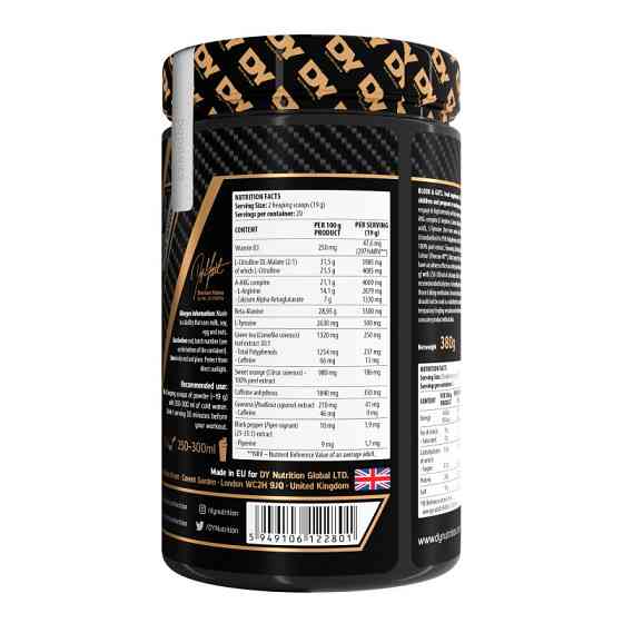 Передтренувальний комплекс Dorian Yates Blood and Guts 380g (Pear-Kiwi) Луцьк