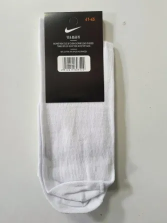 Набір якісних жіночих високих бавовняних шкарпеток 3 шт. Колір білий. Nike 3 36-40 Київ