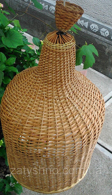 Люстра із лози велика світла Київ - фото 2