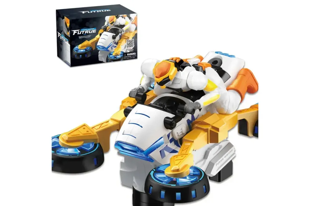 Интерактивная танцевальная игрушка Мотоцикл, Futrue LD-175A / Мотоцикл-трансформер со звуковыми эффектами Коломыя - изображение 4