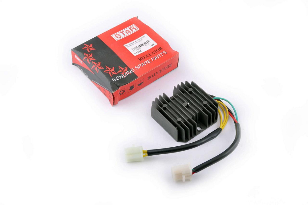 Реле зарядки 4T скутер китай 125/150 (6 проводов 3+3) Мукачево - фото 1