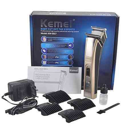 Машинка триммер для стрижки волос и бороды Kemei KM-5017 Винница