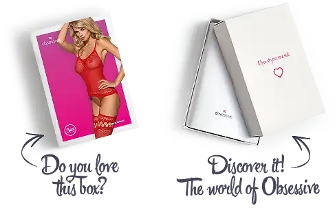 Бодістокінг Obsessive Bodystocking F214 red S/M/L, імітація корсета та панчіх на підв’язках Львов - изображение 7