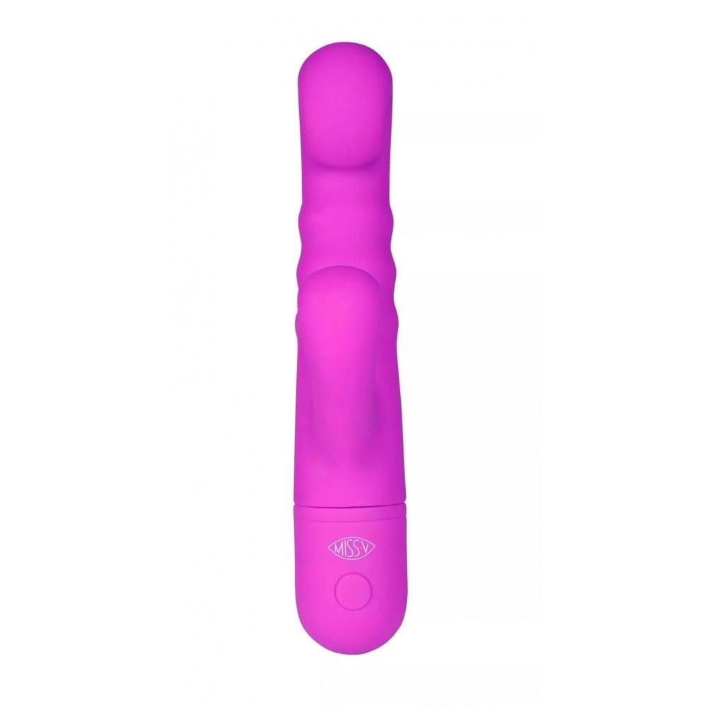 Вибратор-кролик Peachy Pretty Violet Miss V, розовый Sex Aura Киев - изображение 4