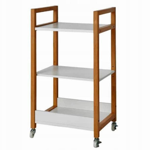 Этажерка для ванной на колёсиках 