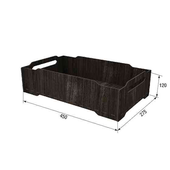 Коробка EKOSTAR з фанери 450x275x120 венге Київ