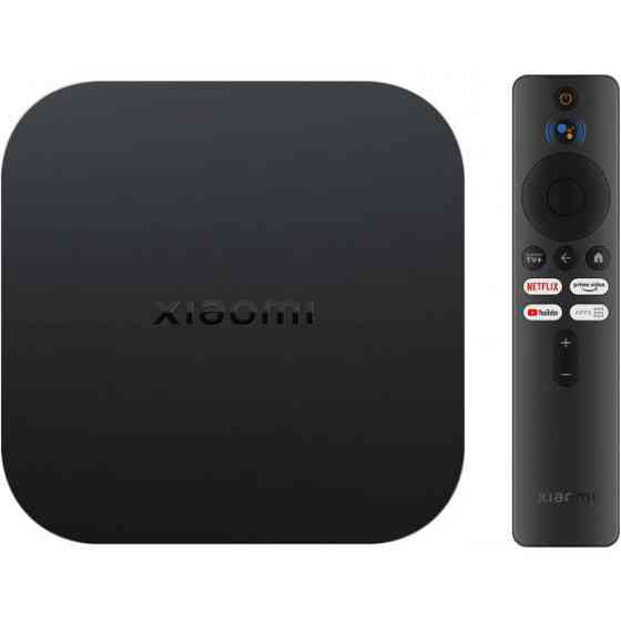 TV Медіаплеєр Xiaomi TV Box S 2nd Gen 2Gb/8Gb/Google TV/HDMI 2.1/USB 2.0/Wi-Fi/Bluetooth 5.2/Black Київ