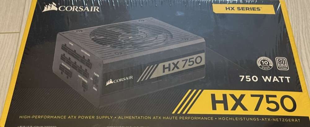 Новий блок живлення Corsair HX750 80plus platinum. Киев - изображение 2