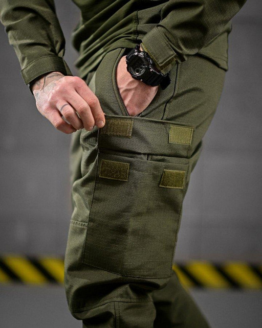 Летний тактический костюм OBLIVION TRIPOD  олива     ДЛ6456 Одесса - изображение 6