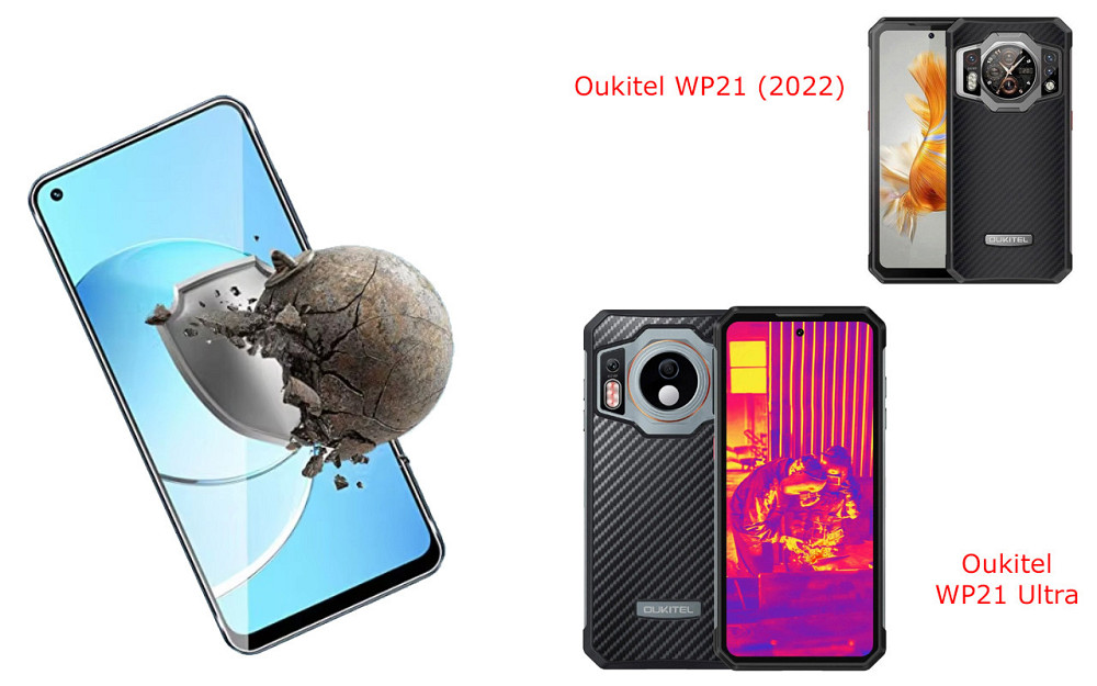 Захисне скло DefenzoGlass для Oukitel WP21 (2022), WP21 Ultra – подвійна міцність Київ - фото 2