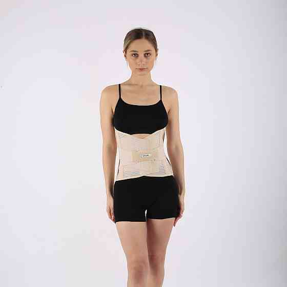 Бандаж попереково-крижовий, 6 ребер жорсткості, висота 32 см, пояс для спини CAS320K Розмір M Кам'янець-Подільський