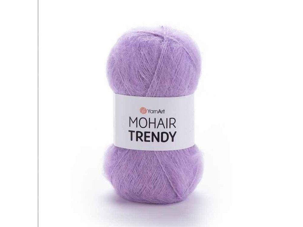 Пряжа Mohair Trendy бузковий 50% мохер 50% акрил 220м 100г 5шт/уп 138 ТМ YarnArt Київ - фото 1