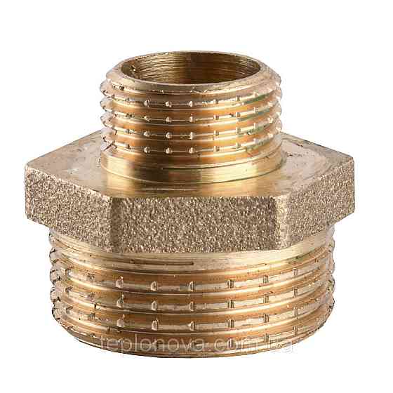 Ніпель редукційний латунний 1 | НР х 1/2| НР штампований А0513А VA Чернівці