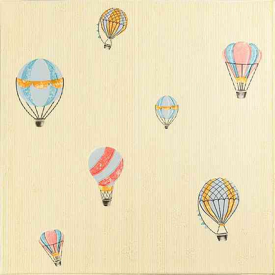 Панель стеновая 3D 700х700х4мм Воздушные шары фактурная текстура SW-00001972 Днепр