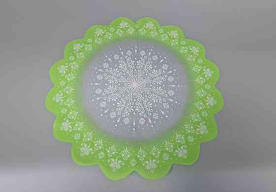 Серветка для квітів діаметром 40 см з рис, 100 шт No 332 (1) (100 шт.) Харків