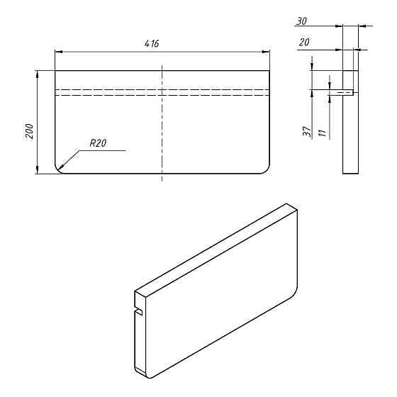 Поличка для рушникосушарки Авангард і Largo, карамельний дуб Київ
