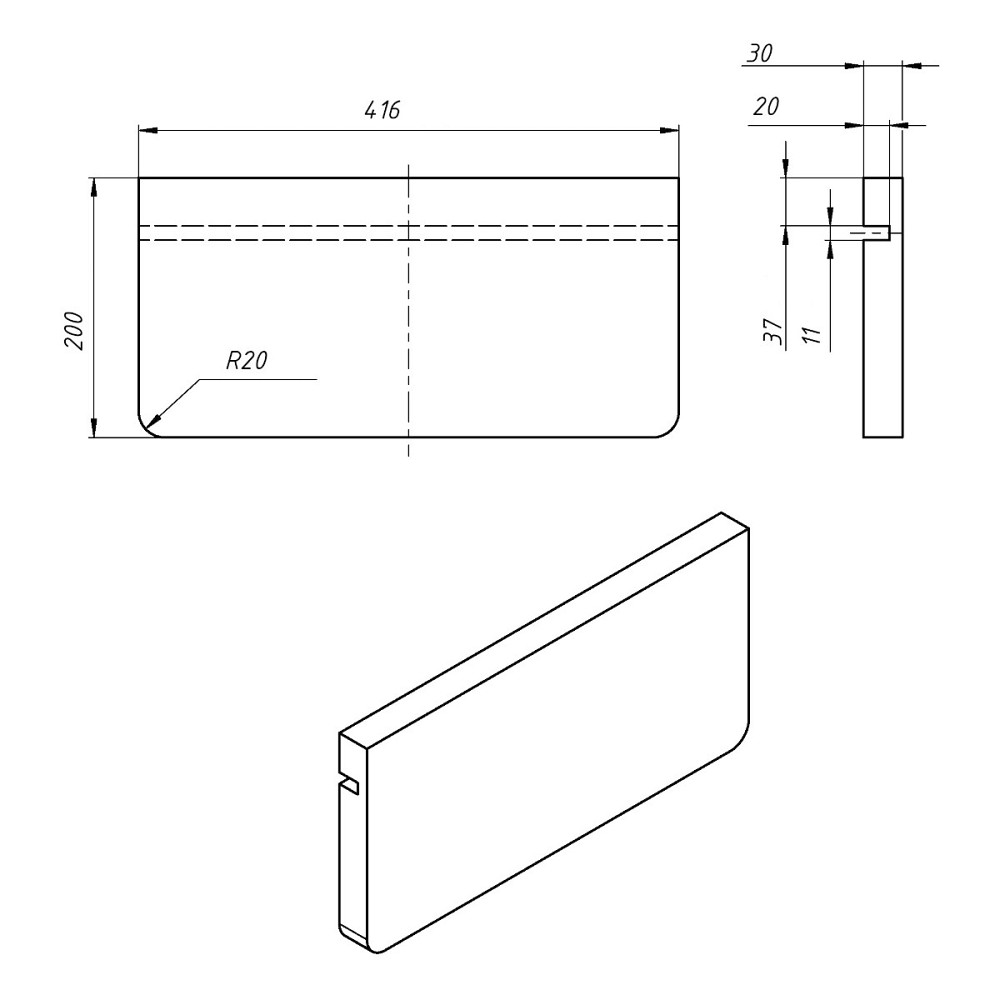 Поличка для рушникосушарки Авангард і Largo, карамельний дуб Київ - фото 5