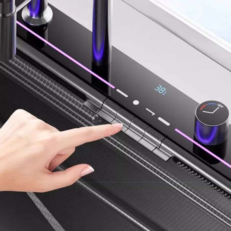 Кухонная раковина водопад Willda,кухонная мойка водопад темно-серая 75х46х22 (354481631) Киев - изображение 3