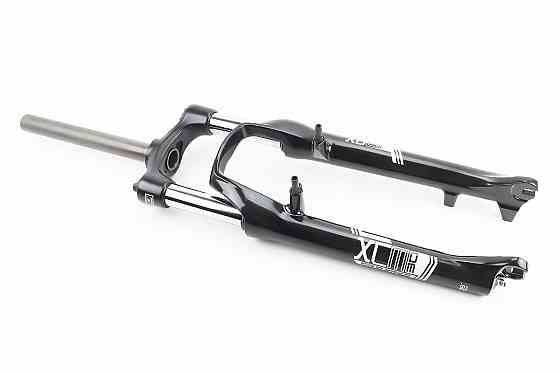 Вилка 26" амортизаційна, без різьби 1-1/8" (28,6мм), шток 240мм, з ходом 100мм, V/Disk-brake, Preload, алюмінієва, чорна XCM 30 Київ