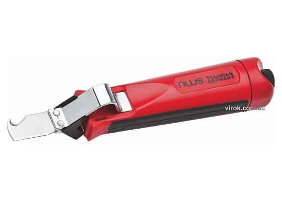 Ніж для знімання ізоляції NWS: Ø=4-28 мм з 2-стор. лезом- пряме/гачкопод.; лезо l=25 мм, l=170 мм Одесса