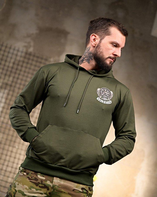 Худи Valhalla oliva РП7410 Одеса - фото 5