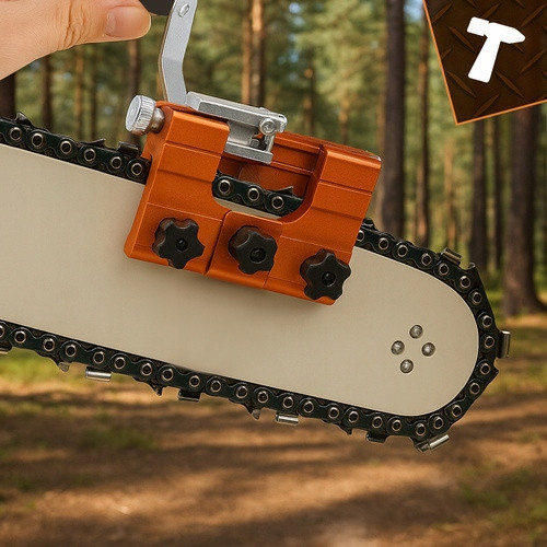 Ручной станок универсальный для заточки цепей + 5 лезвий Bigstren (26297) Нововолынск - изображение 10