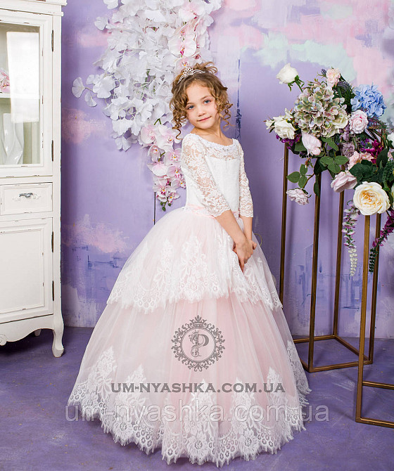 Длинное нарядное платье Ева на 4-6, 6-7, 8-10 лет Кривой Рог - изображение 6