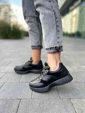 Romax Кросівки жіночі ROMAX чорні шкіра+замша натуральна 37р.(5275) Коломия