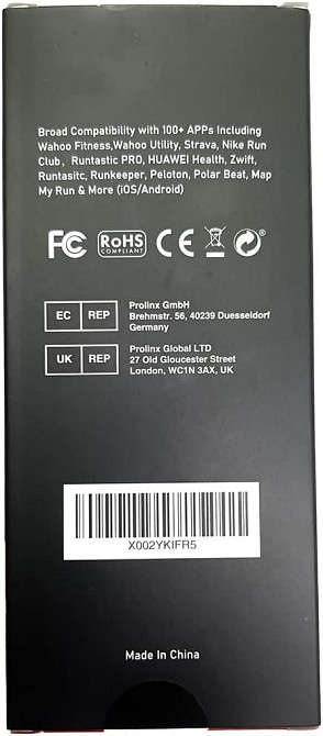 Б/У Монітор серцевого ритму Fitcent CL806 нагрудний ремінь Bluetooth 5.0 ANT нагрудний пульсометр IP67 Дніпро - фото 9