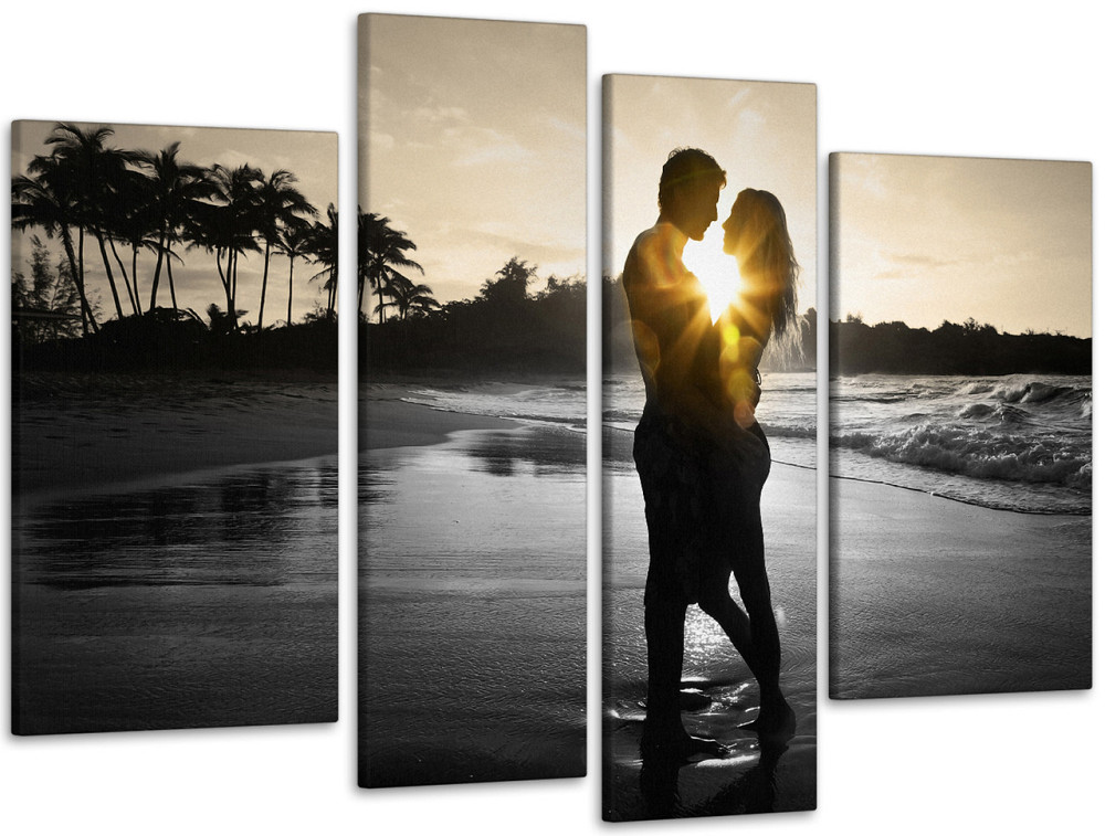 Модульная картина Пара Пляж Art-168_4 105x150 см Киев - изображение 1