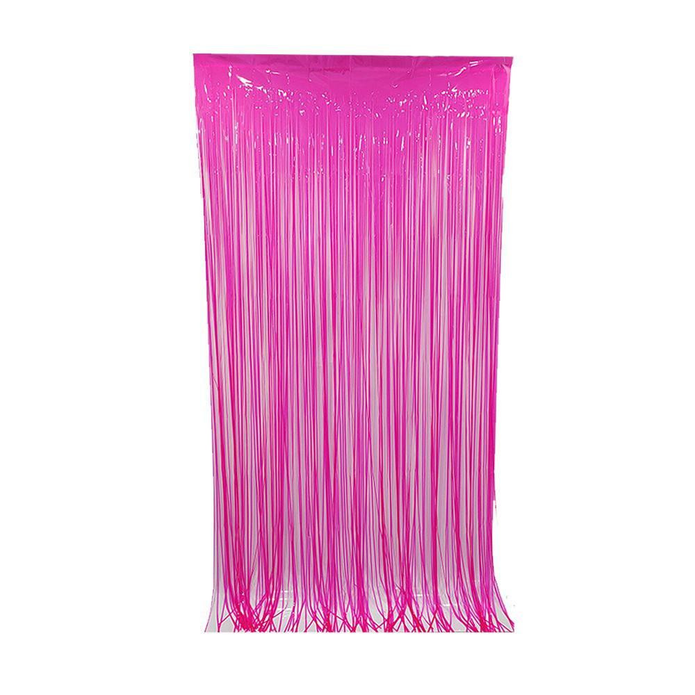 Дощик для фотозони флуоресцентний неоновий 2 м на 1 м малиновий Київ - фото 1