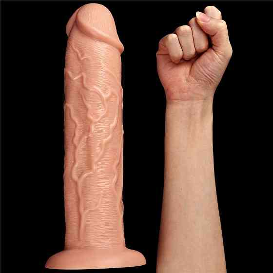 Фалоімітатор значного розміру 11'' REALISTIC LONG DILDO Sex Aura Київ