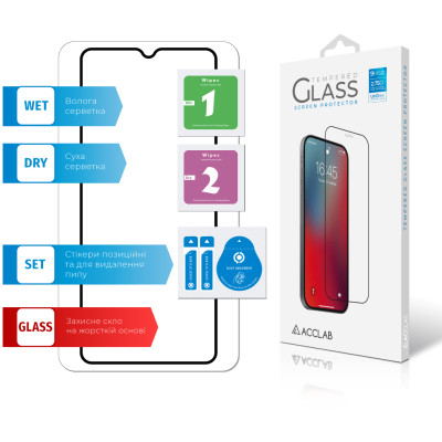 Стекло защитное ACCLAB Full Glue Xiaomi Redmi 12C (1283126573743) Винница - изображение 7