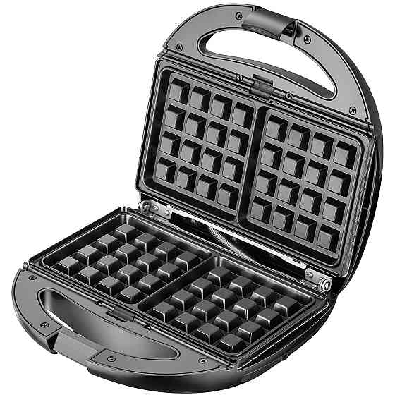 Мультимейкер Camry CR 3057 6в1/ 1200Вт/ гриль/ сендвіч/ вафлі/ горішки/ омлет/ змінні пластини/ сіри Вінниця