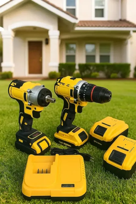 Набор 2 в 1 гайковерт и шуруповерт бесщеточный 2 АКБ в кейсе 48Вт Коломыя - изображение 1