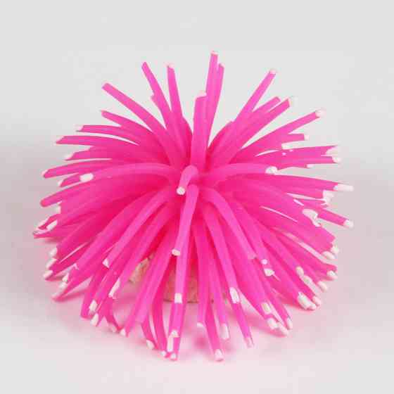 Декор для акваріума Морський їжак 7 см рожевий Київ