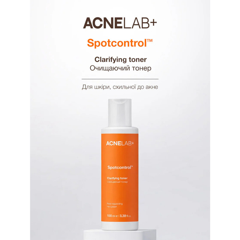 Очищающий тонер Spotcontrol Clarifying toner ACNELAB+ 100 мл Киев - изображение 9