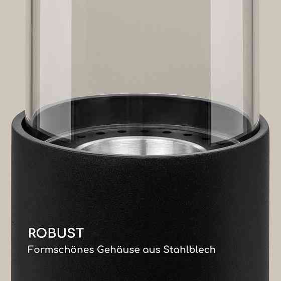 Fiamme Pila етаноловий камін пальника з неіржавкої сталі 0,5 літра час горіння 4-5 годин чорний (Німеччина, Рівне